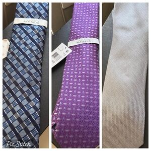 💙Bundle Perry Ellis💙 NWT THREE TIES 💙